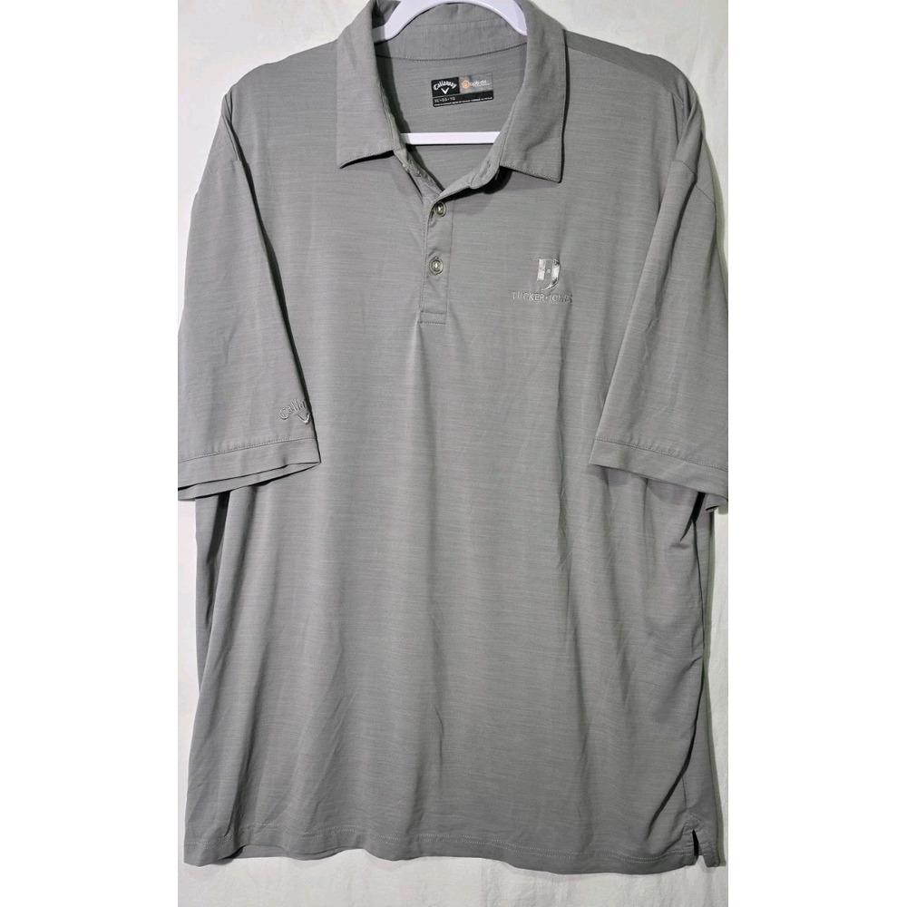 Callaway Opti-Dri Golf Polo Shirt Mens Size XL ( Grey )